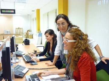 Realizando las practicas con prixline