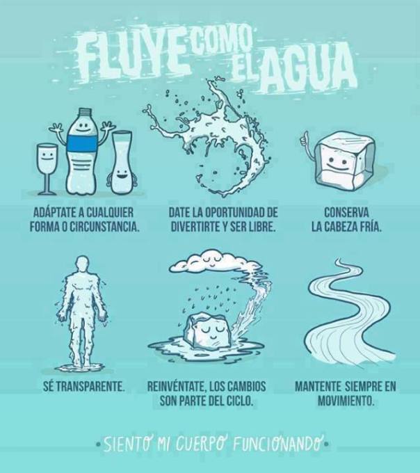 Fluye como el agua!