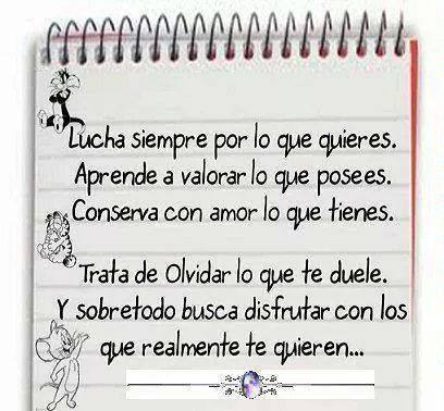 Lucha siempre por lo que quieres